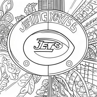 New York Jets Logo Ausmalbild 32409-16822