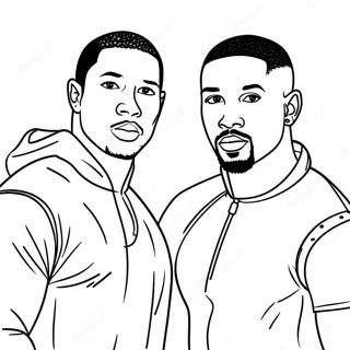 Eisgewürz Und Michael B Jordan Ausmalbilder