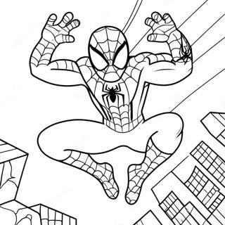 Spider Man Mit Bunten Eiern Ausmalbild 32712-17050