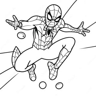 Spider Man Mit Bunten Eiern Ausmalbild 32712-17051