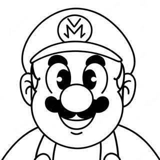 Mario Gesicht Ausmalbild 32721-17054