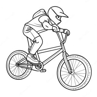 Bmx Fahrradrennen Ausmalbild 32931-17222