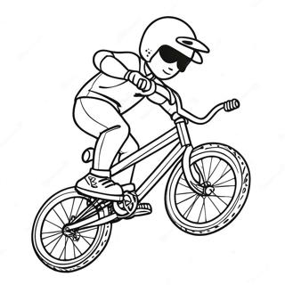 Bmx Fahrradrennen Ausmalbild 32931-17223