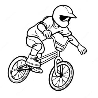 Cooler Bmx Stuntfahrer Ausmalbild 32932-17226