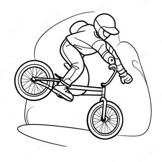 Cooler Bmx Stuntfahrer Ausmalbild 32932-17228