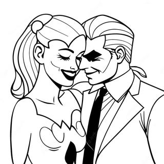 Liebes Joker Und Harley Quinn Ausmalbild 33301-17514