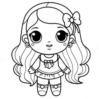 Chibi Madchen Ausmalbild 33331-17540