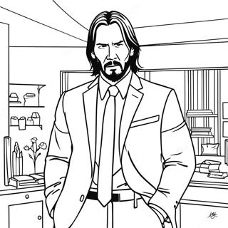 John Wick Ausmalbild 33401-17594