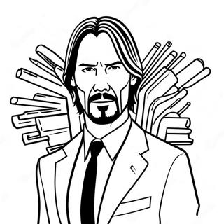 John Wick Ausmalbild 33401-17595