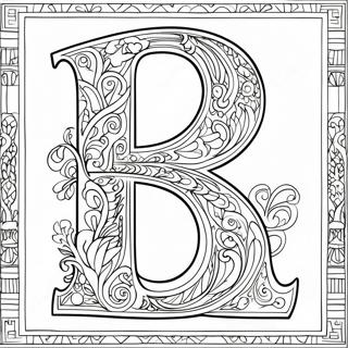 Elegante Alphabet Designs Ausmalbild 33522-17695