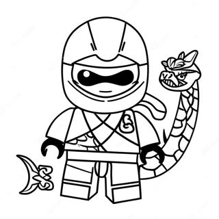 Cole Ninjago Mit Drache Ausmalbild 33933-18012