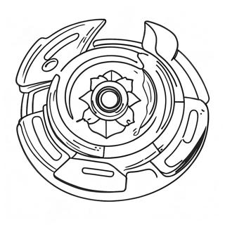 Dynamischer Spryzen Beyblade In Aktion Ausmalbild 33953-18026