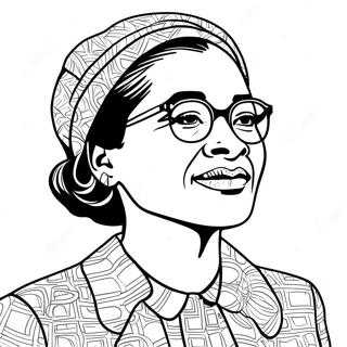 Rosa Parks Ausmalbilder