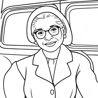 Rosa Parks Ausmalbild 33992-18056