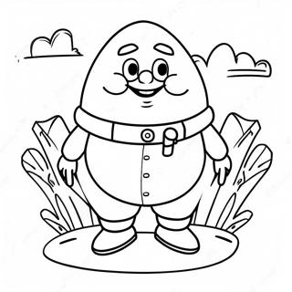 Bunter Humpty Dumpty Ausmalbild 34113-28354