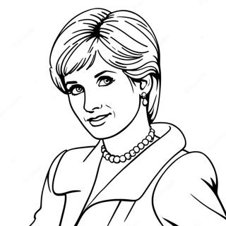 Prinzessin Diana Ausmalbilder