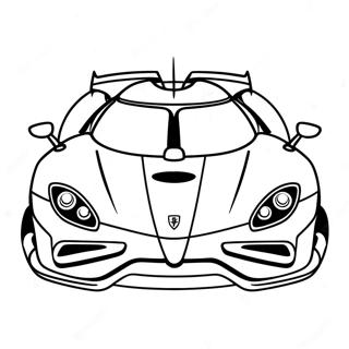 Koenigsegg Ausmalbilder