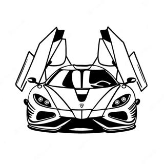 Koenigsegg Logo Ausmalbild 34162-28392