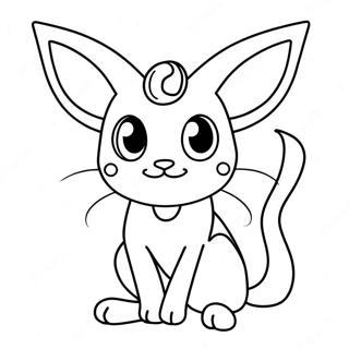 Espeon Ausmalbilder