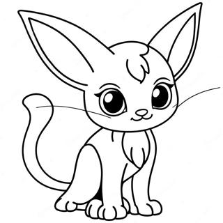 Espeon Ausmalbild 34192-18214