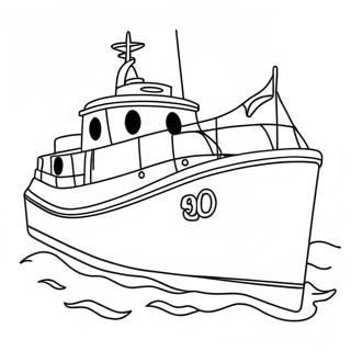 Boote Ausmalbilder