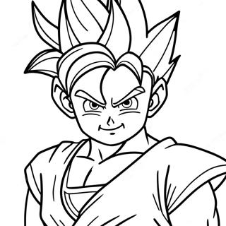 Goten In Super Saiyajin Form Ausmalbild 34283-28491