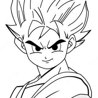 Goten In Super Saiyajin Form Ausmalbild 34283-28492