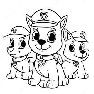 Halloween Paw Patrol Ausmalbild 3429-2787