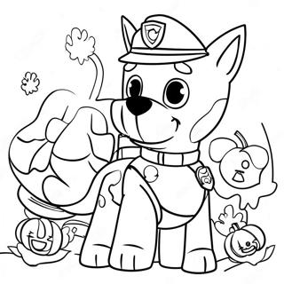 Halloween Paw Patrol Ausmalbild 3429-2788