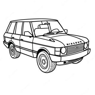 Range Rover Ausmalbild 34412-28666