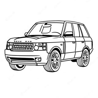 Luxus Range Rover Ausmalbild 34413-28670