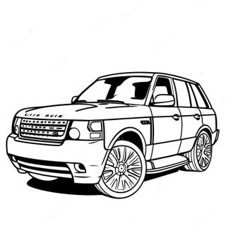 Luxus Range Rover Ausmalbild 34413-28672