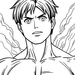 Eren Yeager In Titanform Ausmalbild 34513-28750