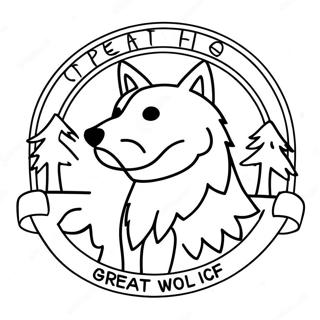 Great Wolf Lodge Logo Ausmalbild 34562-28786