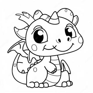 Kawaii Niedlicher Drache Ausmalbild 34853-29010