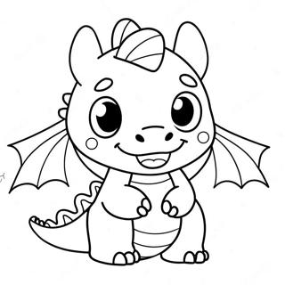 Kawaii Niedlicher Drache Ausmalbild 34853-29012