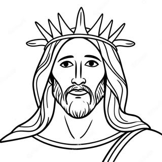 Jesus Mit Dornenkrone Ausmalbild 34944-29088