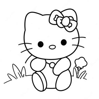 Hello Kitty Ausmalbild 35163-29262