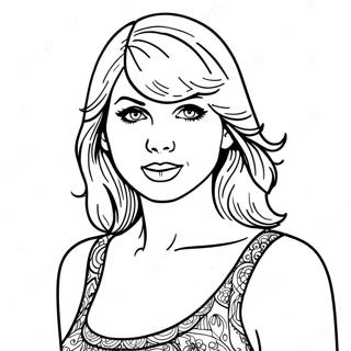 Taylor Swift Evermore Ausmalbild 35273-29352