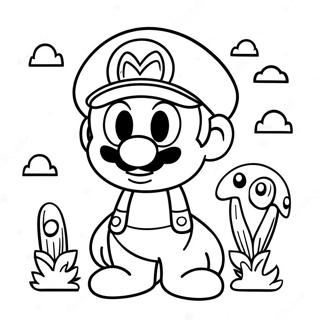 Super Mario Odyssey Ausmalbild 3539-2875