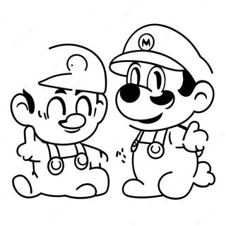 Cappy Und Mario Abenteuer Ausmalbild 3540-2879