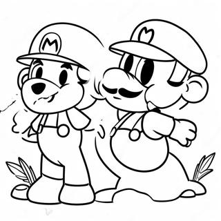 Cappy Und Mario Abenteuer Ausmalbild 3540-2880