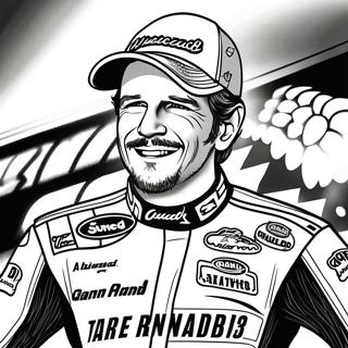 Ausmalbild Von Dale Earnhardt 35513-29543