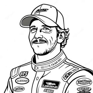 Ausmalbild Von Dale Earnhardt 35513-29544