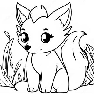 Anime Fuchs Ausmalbild 35583-29599