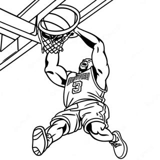 Shaquille Oneal Dunking Ausmalbild 35634-29644