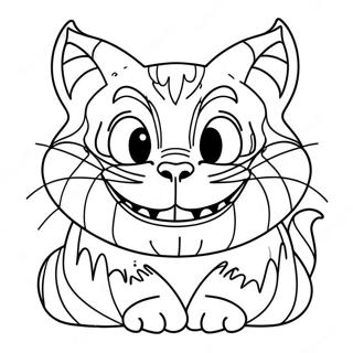 Cheshire Katze Ausmalbild 35683-29680