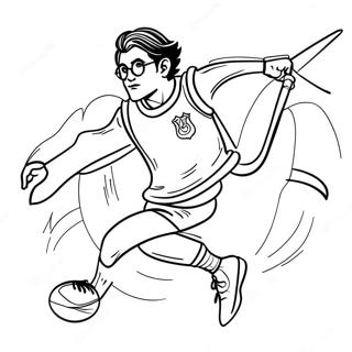 Harry Potter Quidditch Ausmalbild 35703-29693