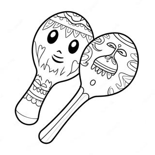 Maracas Ausmalbild 35713-29702