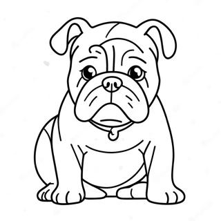 Bulldogge Ausmalbilder